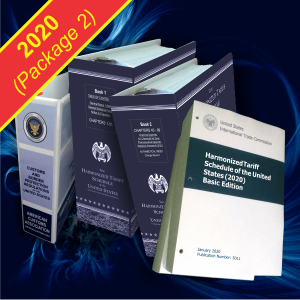 Harmonized Tariff Schedule HTSUS / Loose Leaf with 2 Binders & Custom Regulations Binder (2020)​
