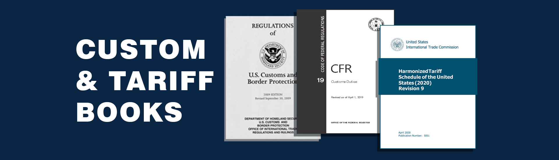 custom and tariff books